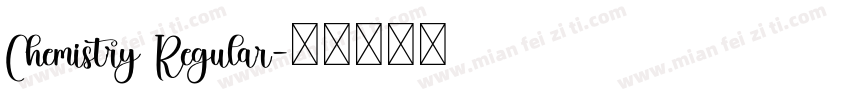 Chemistry Regular字体转换